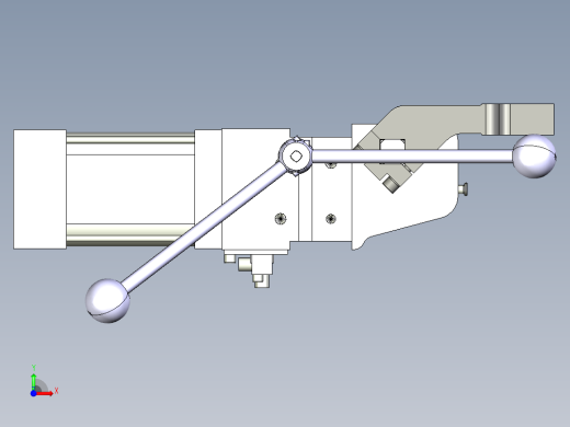 德克斯TUNKERS气缸数模V2 63.1 Z A11 T12 45~105 _GRAD前视缩略图