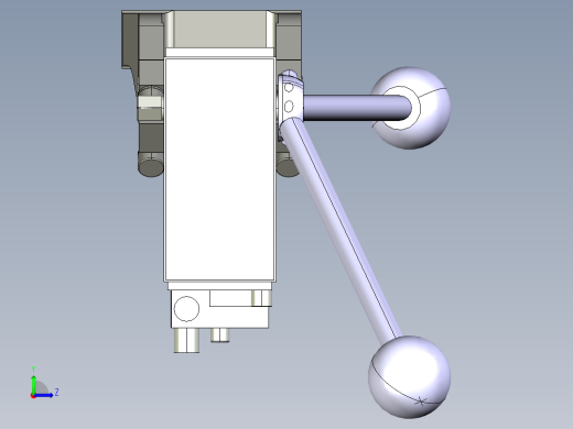德克斯TUNKERS气缸数模V2 63.1 Z A11 T12 45~105 _GRAD左视缩略图
