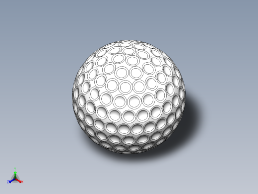 高尔夫球8正等轴测缩略图