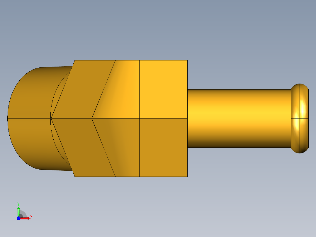 倒齿式工业管接头Beaded Hose Barb 45Deg Elbow Tube to Male Pipe 179HB-6-6前视图
