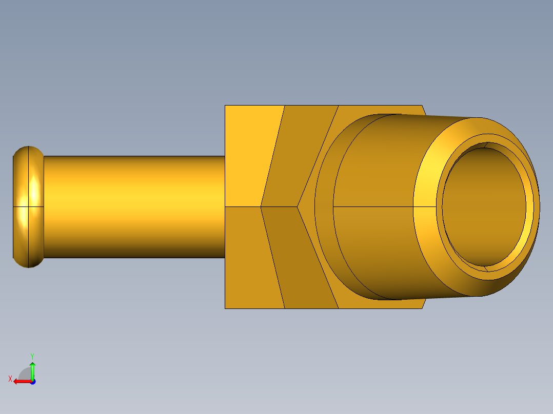 倒齿式工业管接头Beaded Hose Barb 45Deg Elbow Tube to Male Pipe 179HB-6-6后视图