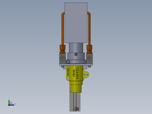 除尘机构设计左视缩略图