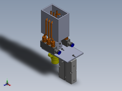 除尘机构设计正等轴测缩略图