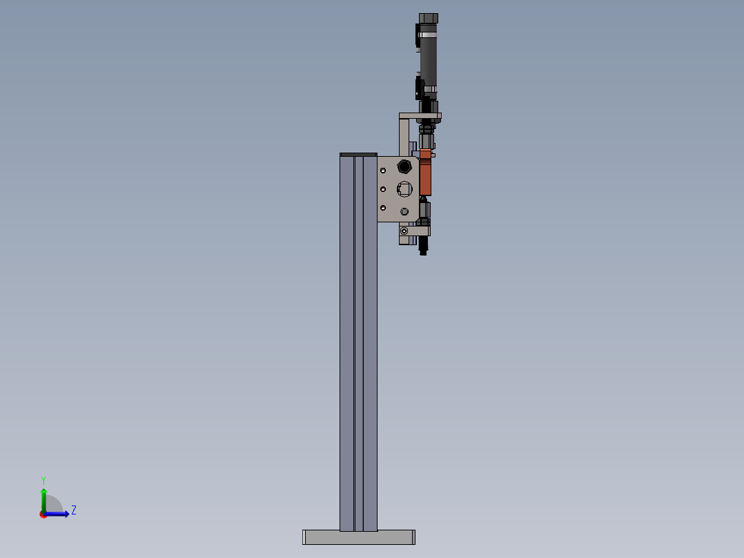 1-气动搬运模块及配件左视图