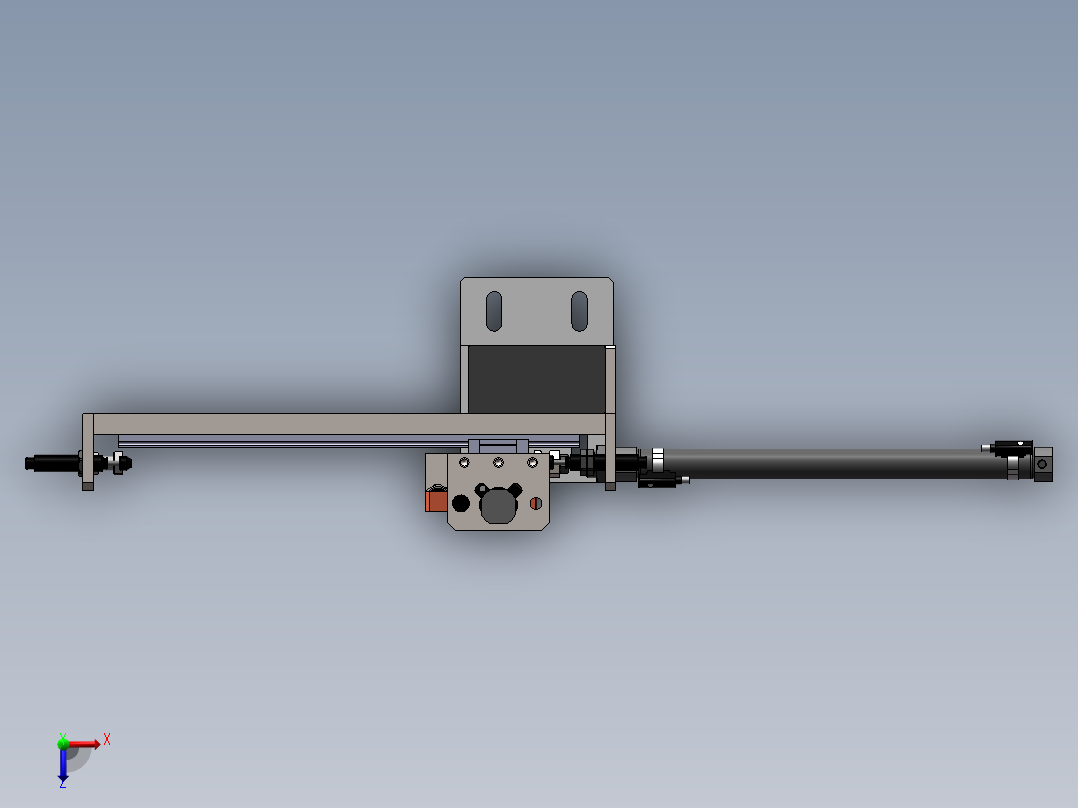 1-气动搬运模块及配件俯视图