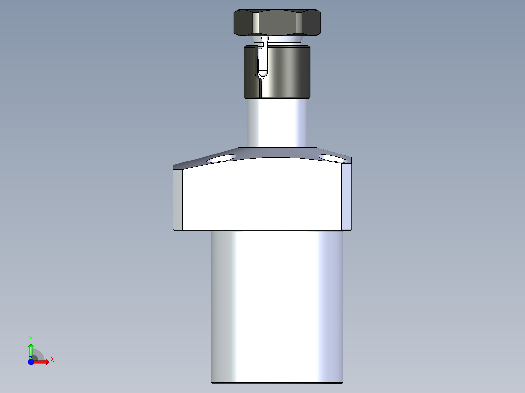 KOSMEKLHA0400-SR-Y60_R01多系列多零件图纸模型前视图