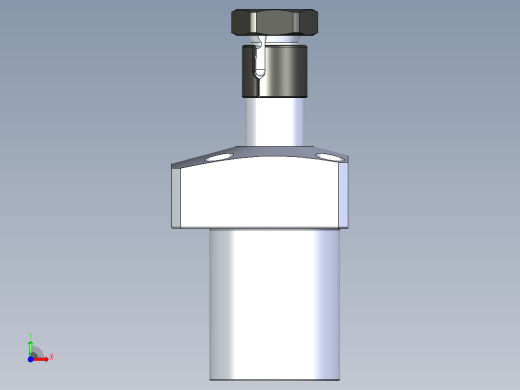 KOSMEKLHA0400-SR-Y60_R01多系列多零件图纸模型前视缩略图