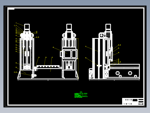 矩形型材端面坡口铣削机的设计-型材切割面整形机含开题及6张CAD图