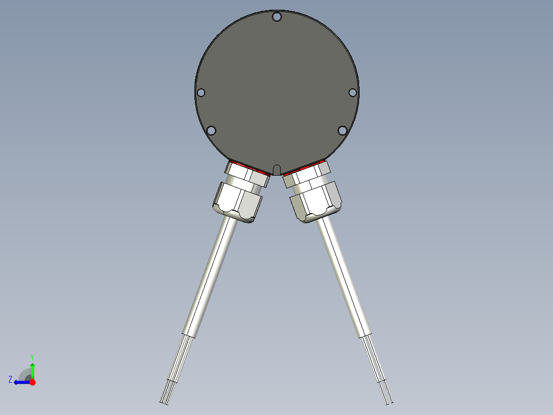 NOVOTECHNIK角度位移传感器RFX-6900右视图
