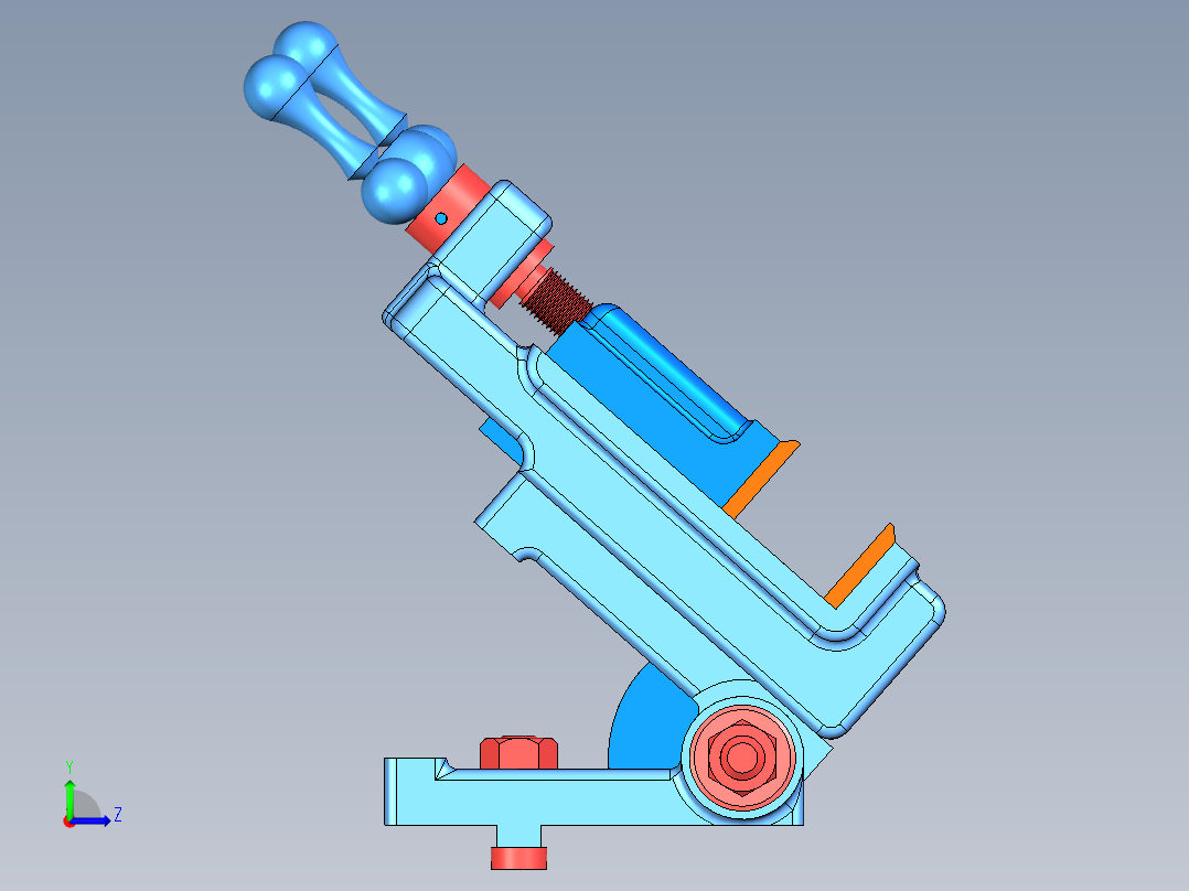 研磨机系统左视图