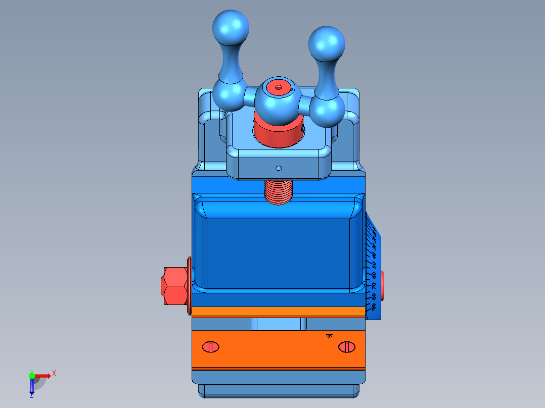 研磨机系统俯视图