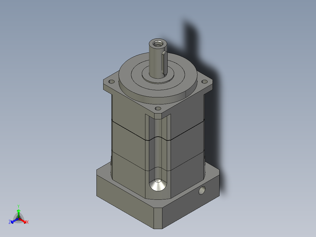 斜齿PGH115-L2 22-110-145-M8-130WZ CZ25.STEP正等轴测图