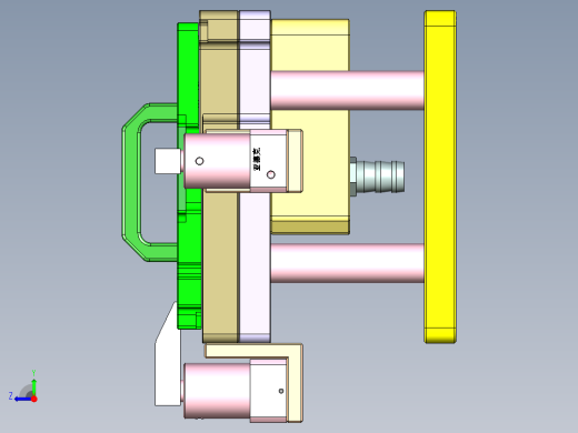 T303-CNC5笔记本CNC工装夹具三维模型-0414右视缩略图