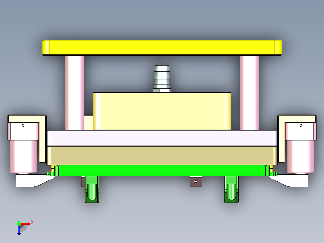 T303-CNC5笔记本CNC工装夹具三维模型-0414俯视图