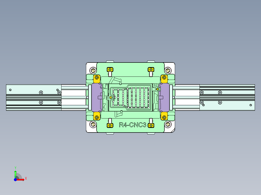 R4-笔记本CNC工装夹具三维模型CNC3-151218前视图