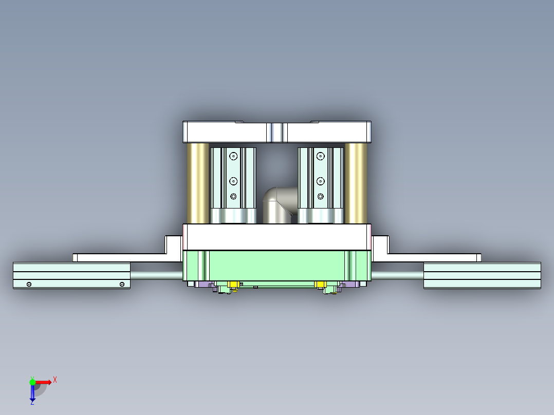R4-笔记本CNC工装夹具三维模型CNC3-151218俯视图