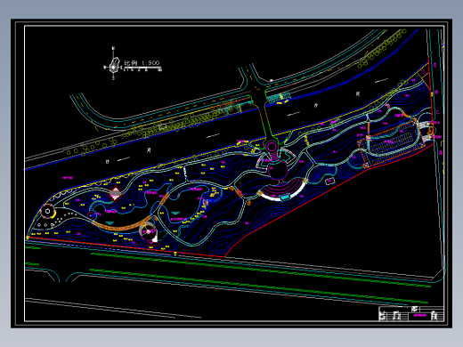 河滨公园总平图