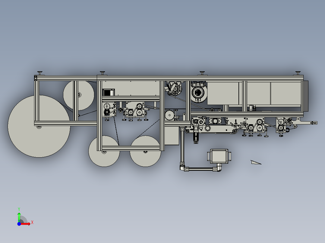 一次性拖鞋机x_t前视图
