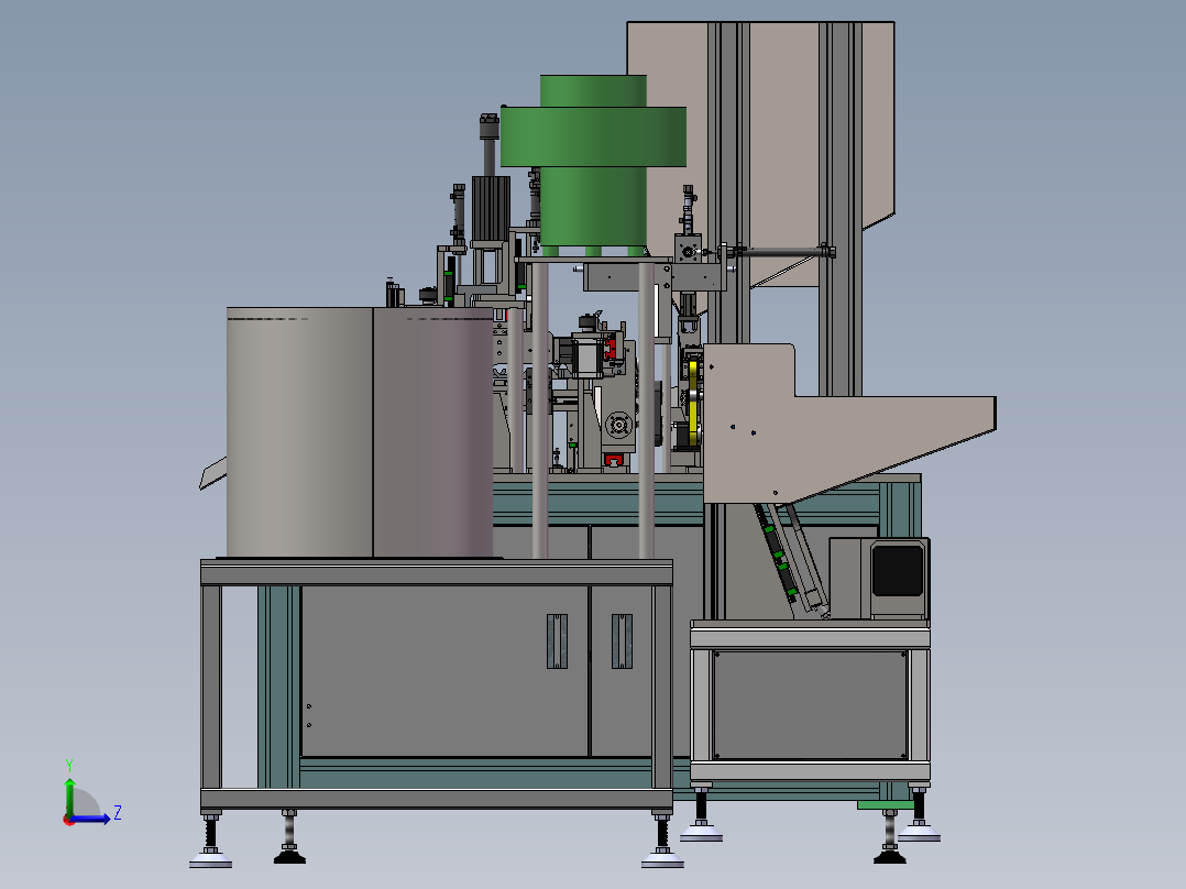 2023.02月-马桶盖套筒按键装配（sw20可编辑+工程图）左视图