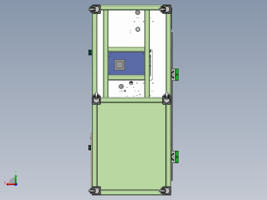 撑杆组装加铆接sw20可编辑后视缩略图