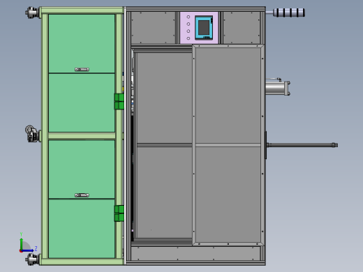 撑杆组装加铆接sw20可编辑左视缩略图