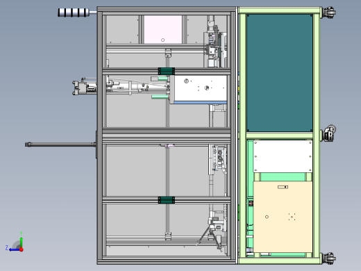 撑杆组装加铆接sw20可编辑右视缩略图