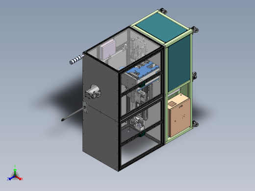 撑杆组装加铆接sw20可编辑正等轴测缩略图