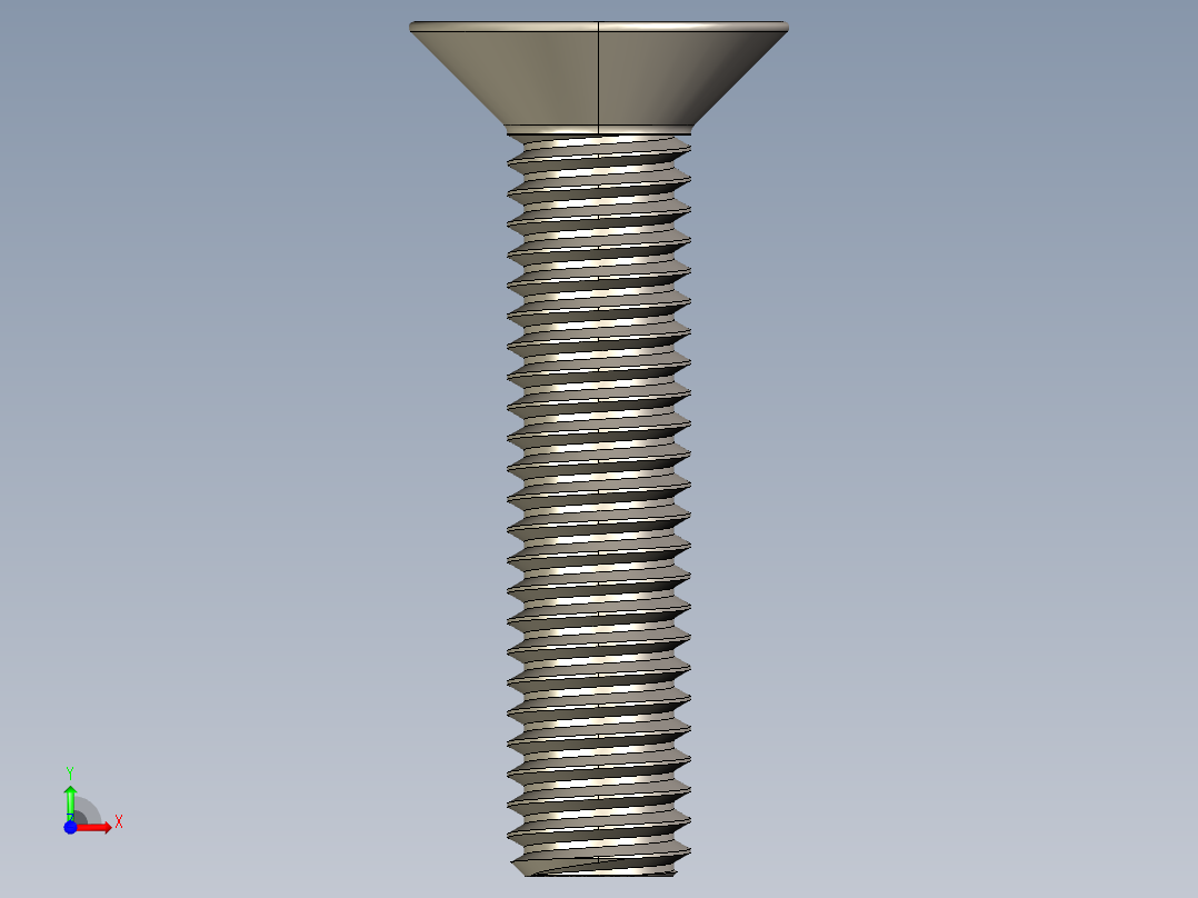 Screw_ISO_10642_M3x14_A2.STEP前视图