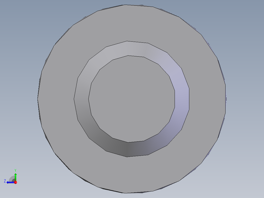 内六角圆柱头螺钉  M8×25右视图