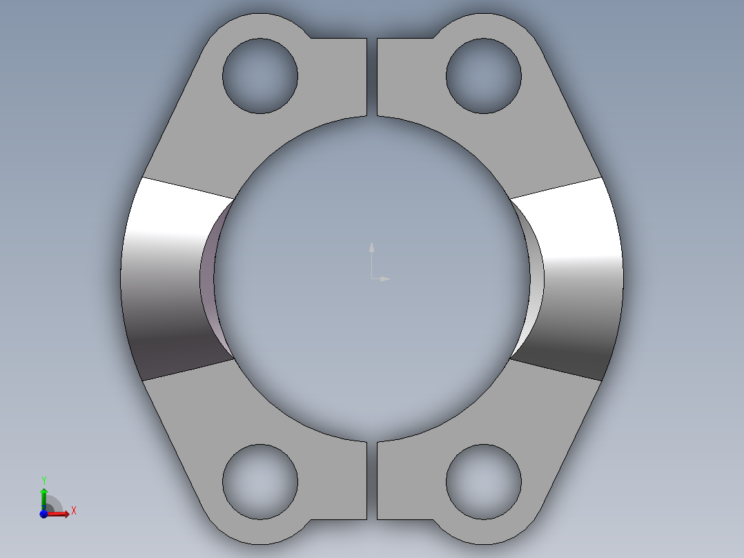 法兰接头、FL-32前视图
