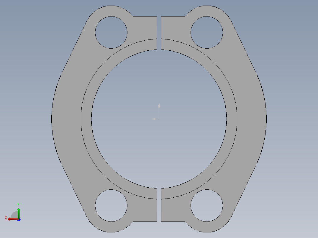 法兰接头、FL-32后视图