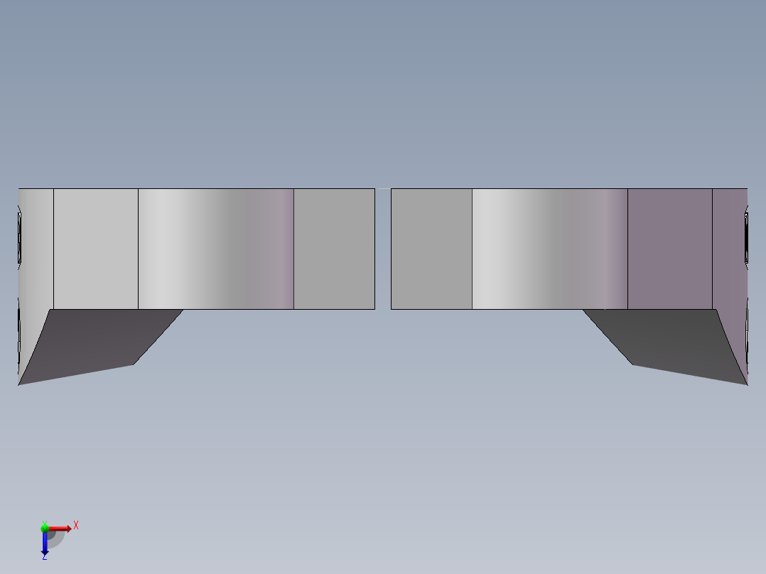 法兰接头、FL-32俯视图