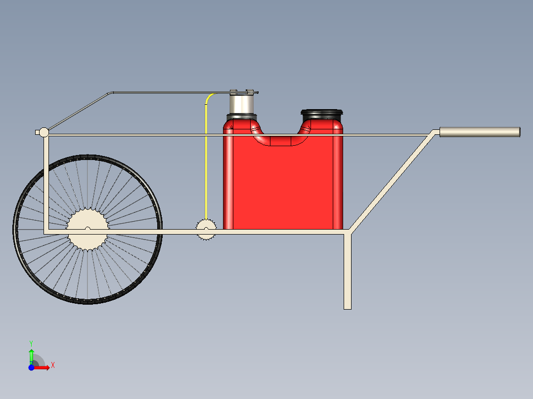 B2004437-农业喷雾机前视图