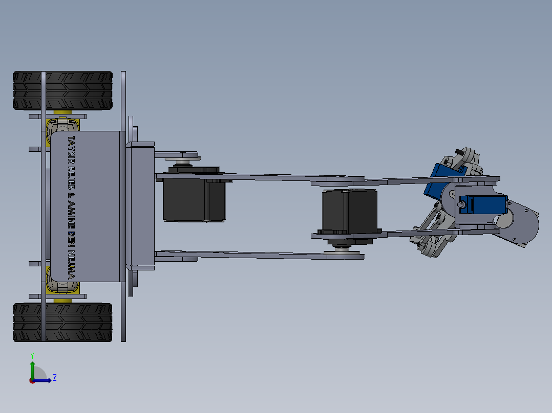 AGV小车、AGV(66)左视图