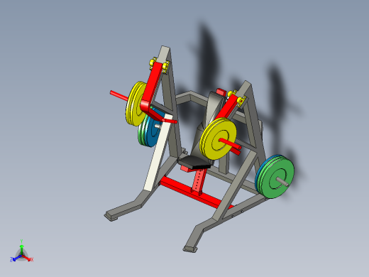 B3003766-按压锻炼健身器材