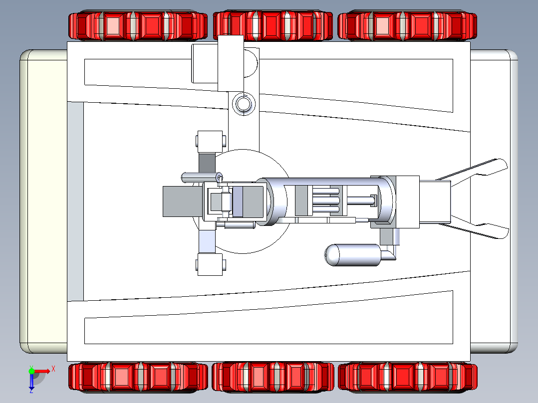 B3003966-遥控无人潜水器俯视图