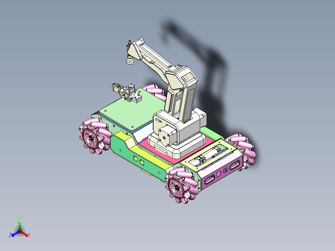 机器人小车主视图