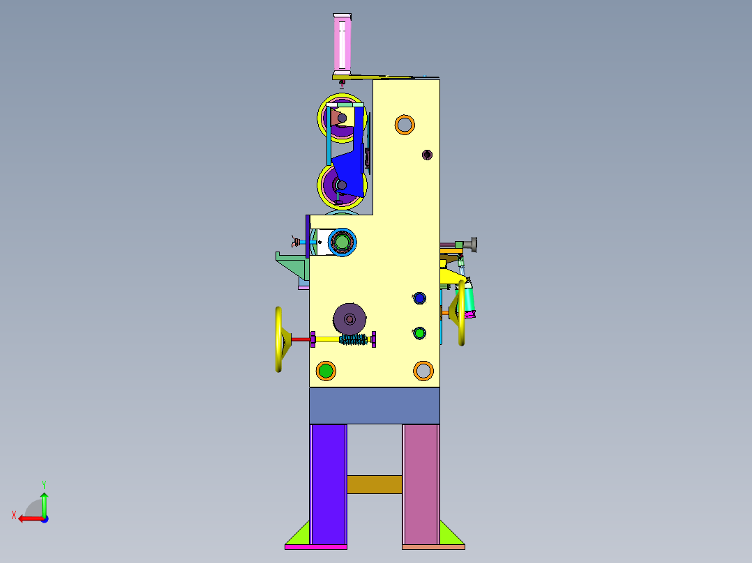 均匀涂胶装置涂布机后视图
