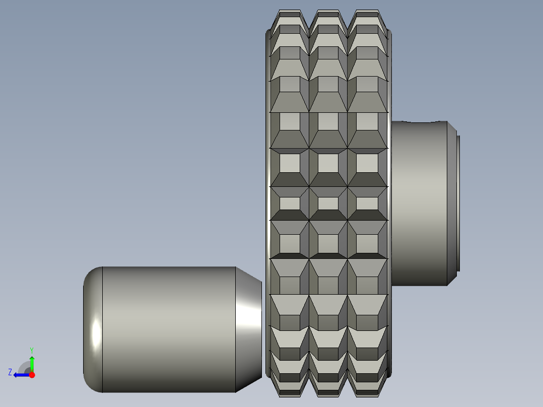 CHBK40-手轮-MISUMI-R20右视图