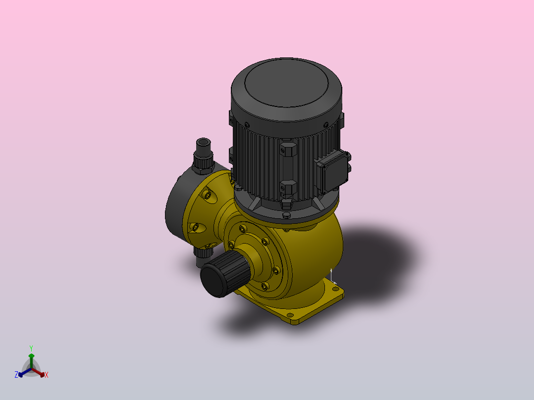 米顿罗GM330／0.5正等轴测图