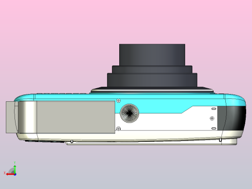 三星数码相机proe5.0模型后视缩略图