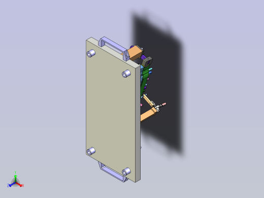 汽车副车架钣金下冲压件检测检具