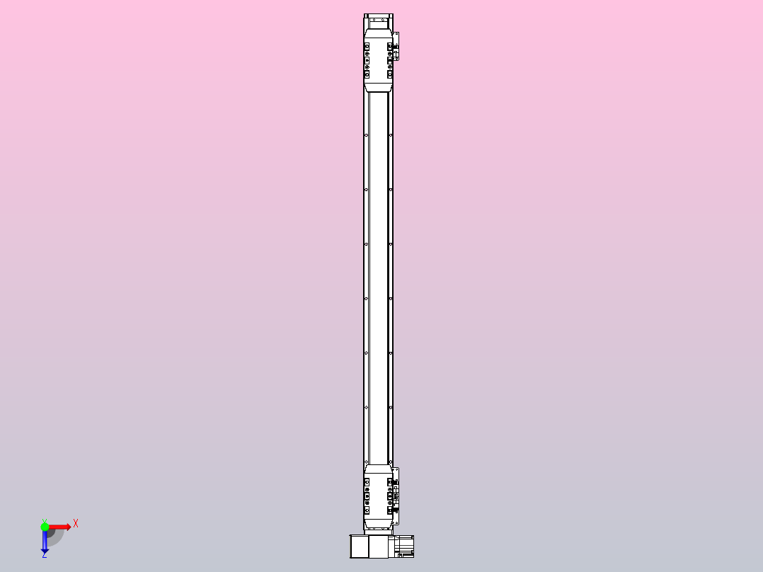 皮带直线轴双滑块型TPA-GCBS-50-P42-L325-LP-M10-N3俯视图
