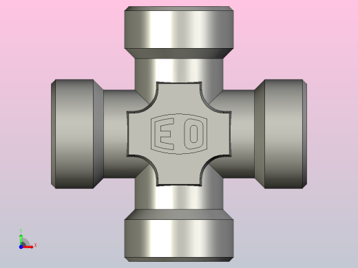 EO管接头联合十字K22LCFX.stp前视缩略图