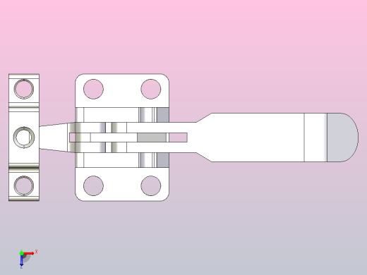 快速夹钳HS-40550.IGS俯视缩略图