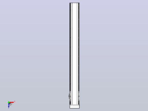 日规模组半封闭丝杆TPA-HNR-105D-1610C-L900-MP-C-P40-N3俯视缩略图