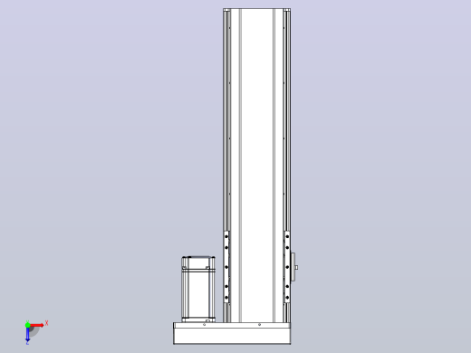 日规模组半封闭丝杆TPA-HNR-120D-1610C-L350-ML-Y-P40-N3俯视缩略图