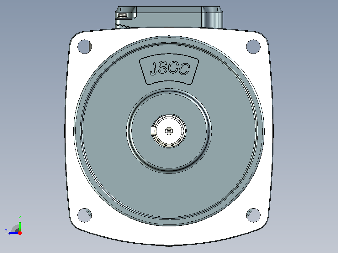 JSCC变频减速电机 f250v02-L右视图