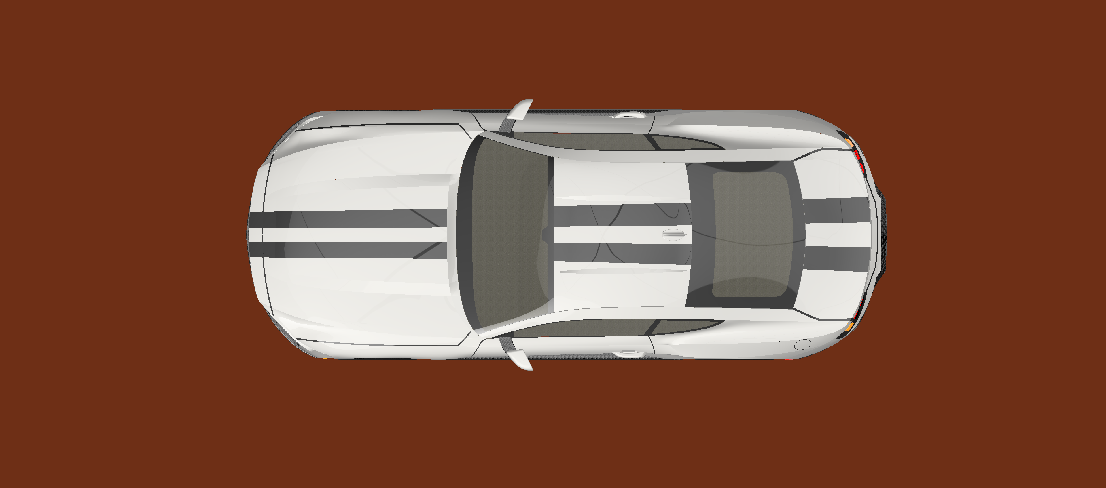 Ford Mustang GT 2024汽车模型外壳3D图纸 STEP格式
