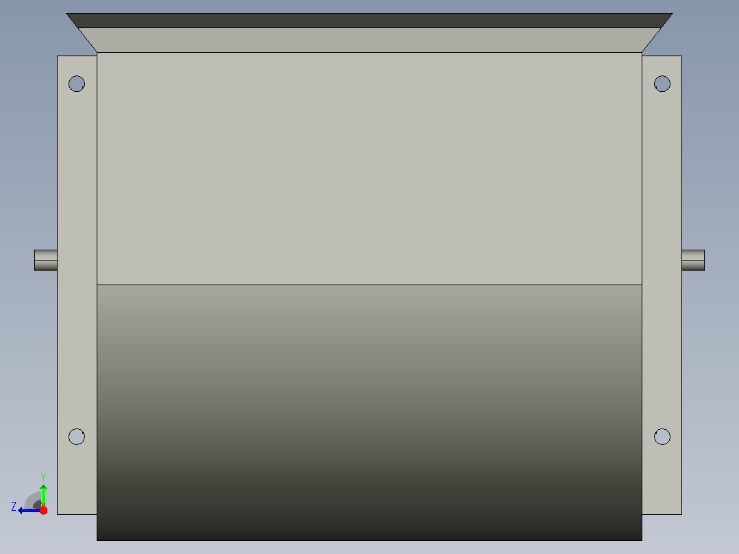 风机YDW2.0S1-0°[YDW2.0S1-0°]右视图